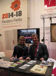 Aurelia and Erik at our booth