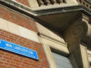 ..to Mgr. Ladeuze square