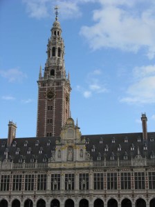 ...passing the Library...