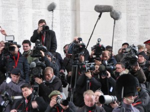 The images will go worldwide...