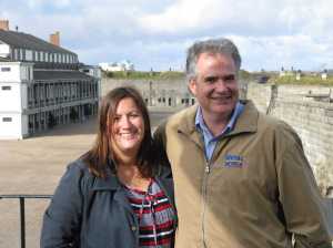 Christine and Doug at the Halifax citadel